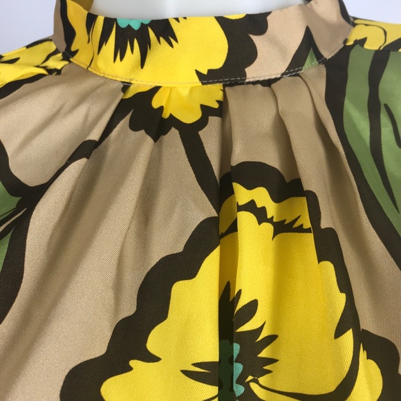 Chepe Italy Sunflower Blouse Size M - Picture 10 of 15